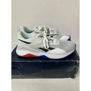 .1256 Reebok Men's Nanoflex TR 2.0 Cross Trainer, White/Cold Grey/Black, 12